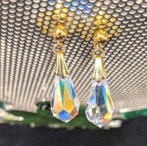 Funky prism teardrop earrings